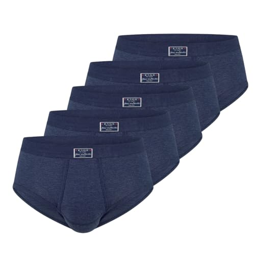 ESGE - Feinripp Jeans 420 - Slip mit Eingriff - 5er Spar-Pack (6 Marine) von ESGE
