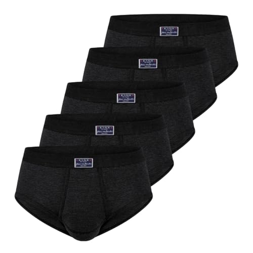 ESGE - Feinripp Jeans 420 - Slip mit Eingriff - 5er Spar-Pack (9 Schwarz) von ESGE