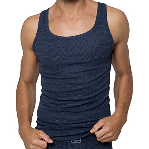 ESGE - Feinripp Jeans 600 - Unterhemd - 5er Spar-Pack (6 Marine) von ESGE