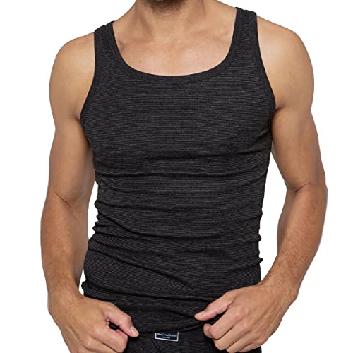 ESGE - Feinripp Jeans 600 - Unterhemd - 5er Spar-Pack (6 Schwarz) von ESGE