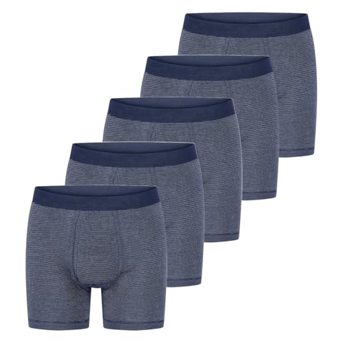 ESGE - Feinripp Ringel 320 - Pant mit Eingriff - 5er Spar-Pack (5 Marine) von ESGE