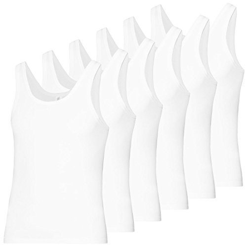 ESGE Herren Unterhemden, Feinripp im 6er Pack (DE/NL/SE/PL, Alphanumerisch, M, Regular, Regular, Standard, 6 x weiß) (DE/NL/SE/PL, Alphanumerisch, 3XL, Regular, Regular, Standard, 6 x weiß) von ESGE