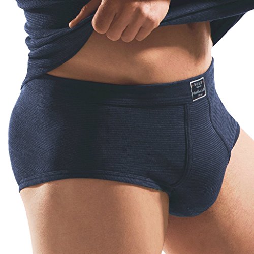 ESGE - Jeans - Herren Sport Slip - im 5er Spar-Pack - Unterhose Feinripp mit Eingriff und weichem Komfortbund Größe 5 bis 9 von ESGE