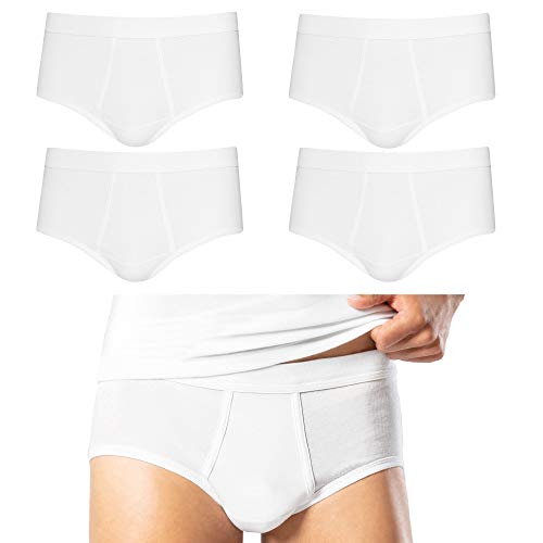 ESGE Slip mit Eingriff, 5er Pack, ES420, Größe 10 (4XL/60), Farbe: Weiss von ESGE