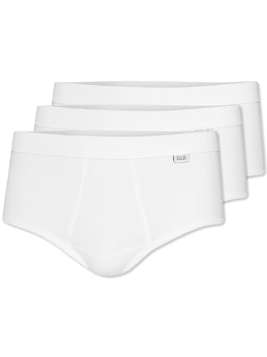 Esge Herren Slip Mondial Feinripp 3er Pack Größe 6 (L), Farbe weiß von Esge