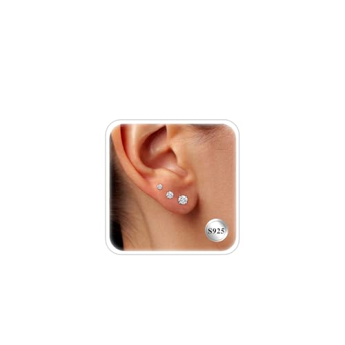 ESHIONER Sterling Silber Ohrringe für Damen Mädchen Schlaf Ohrring SilverStud Ohrringe für Damen ESHIONER Sterling Silber Ohrringe für Damen Mädchen Schlaf Ohrring SilverStud Ohrringe für Damen von ESHIONER