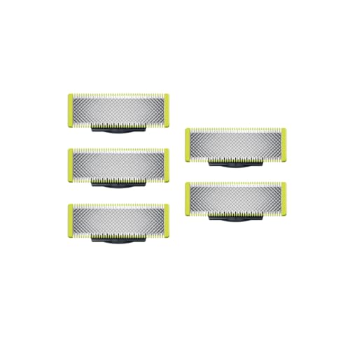 5er-Pack kompatible – Präzise und langlebige Ersatzklingen für Rasierer Herren, Barttrimmer, Haarschneider & Intimrasierer – Sanfte Rasur von Gesicht, Schnurrbart & Konturen 5er-Pack kompatible – Präzise und langlebige Ersatzklingen für Rasierer Herren, Barttrimmer, Haarschneider & Intimrasierer – Sanfte Rasur von Gesicht, Schnurrbart & Konturen von ESLAY