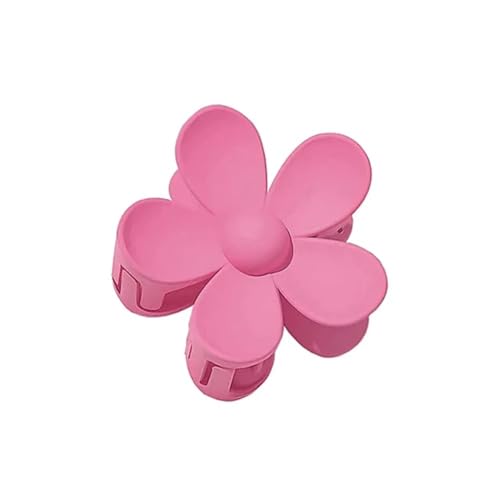 7 cm Süße Blume Haarspangen Matt Unicolor Frauen Mädchen Haarspange Hai Pferdeclip Haarspangen Haarspangen Haarschmuck (Rose Rot) von ESMENATZLS