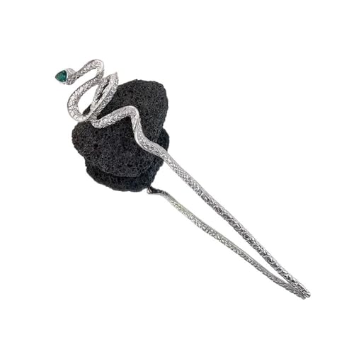 Chinesischen Stil Haarböckchen Vintage Stäbchen Haarspangen Frauen Haarspange Pin Kopfbedeckung Hochzeit Kopfbedeckung Schmuck Zubehör (Silber 04) von ESMENATZLS