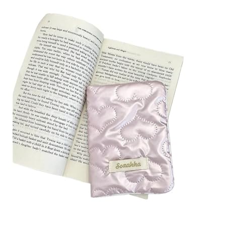 ESMENATZLS Bogen Pass Halter Frauen Nette Reise Ticket Dokument ID Kartenhalter Reisepass Abdeckung Fall Reise Zubehör Flugzeug, Diamond Grid Silber, One size von ESMENATZLS