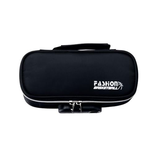 ESMENATZLS Große Kapazität Schule Fall Passwort Lock Pencil Case Einfarbig Bleistift Fall Durable Bleistift Box Tragbare Stifthalter Schule Statio, Schwarz einfarbig farbe, Einheitsgröße, Schwarz und ESMENATZLS Große Kapazität Schule Fall Passwort Lock Pencil Case Einfarbig Bleistift Fall Durable Bleistift Box Tragbare Stifthalter Schule Statio, Schwarz einfarbig farbe, Einheitsgröße, Schwarz und von ESMENATZLS