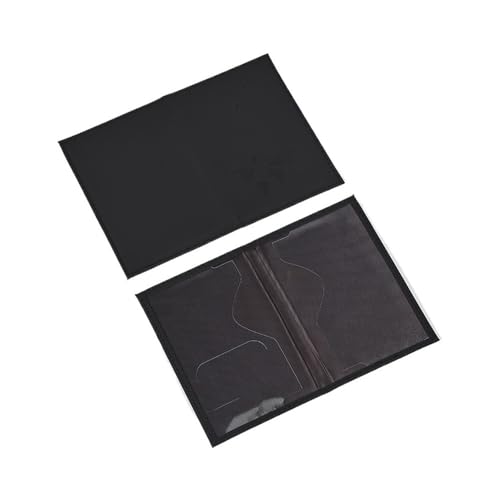 ESMENATZLS Karte Druck Reise Passport Hülle Frauen Männer Passport Halter Ausweishalter Flugticket Clip Reisezubehör, blacks, Jeden rozmiar von ESMENATZLS