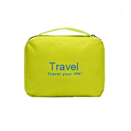 Reise-Kosmetiktasche, faltbar, wasserdicht, für Damen und Herren, Make-up-Tasche, Toilettenartikel-Organizer, hängende Badezimmer-Aufbewahrung, Kulturbeutel, grün, 2PCS Reise-Kosmetiktasche, faltbar, wasserdicht, für Damen und Herren, Make-up-Tasche, Toilettenartikel-Organizer, hängende Badezimmer-Aufbewahrung, Kulturbeutel, grün, 2PCS von ESMENATZLS
