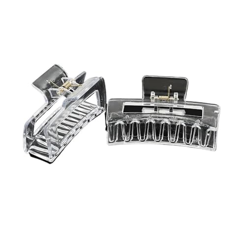 Transparente Acryl-Haarspangen, Kunststoff, blanko, Haarnadel, Basis für selbstgemachte Schmuckherstellung, modische Mädchen-Haar-Accessoires (A3) von ESMENATZLS