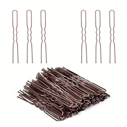 U-förmige Haarnadeln für Haarknoten, Metall, für Friseure, Brautschmuck, Haarspange, Friseursalon, Haarstyling-Werkzeuge, U-Clips, 50 Stück, 50 Stück von ESMENATZLS