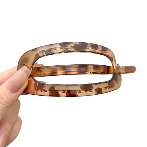 Vintage Solide Blank Oval Gerade Verdreht Haarspangen für Frauen Temperament Haarschmuck Kopfband Haarspange Mode Haaraccessoires(3) von ESMENATZLS