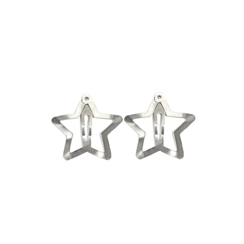 Y2K Silber Stern BB Haarspangen Damen Niedliche Metall Druckknopf Stern Haarspangen Seiten Haarspangen Haarspangen Halter Haarschmuck Kopfbedeckung Y2K Silber Stern BB Haarspangen Damen Niedliche Metall Druckknopf Stern Haarspangen Seiten Haarspangen Haarspangen Halter Haarschmuck Kopfbedeckung von ESMENATZLS