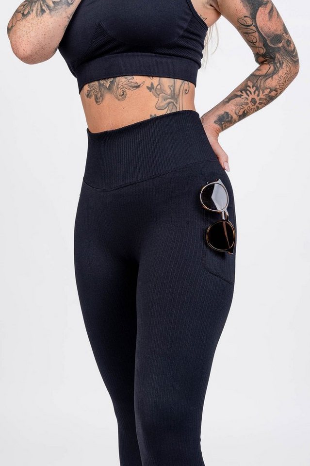 ESMINA Seamless Leggings Performance ripped Handytaschen ESMINA Seamless Leggings Performance ripped Handytaschen von ESMINA