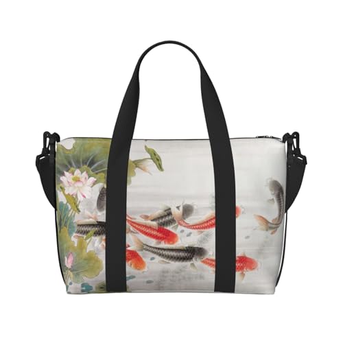Auspicious Turnbeutel für Damen, Wochenendtasche, Übernachtungstasche, Umhängetasche für Damen und Herren, Einheitsgröße, Schwarz , Einheitsgröße Auspicious Turnbeutel für Damen, Wochenendtasche, Übernachtungstasche, Umhängetasche für Damen und Herren, Einheitsgröße, Schwarz , Einheitsgröße von ESNAIUVCD