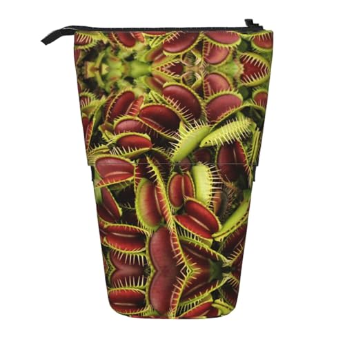 ESNAIUVCD Bedrucktes Federmäppchen mit Pflanzendruck, personalisierbar, personalisierbar, für Studenten, Kinder, Erwachsene, für Schule, Büro von ESNAIUVCD