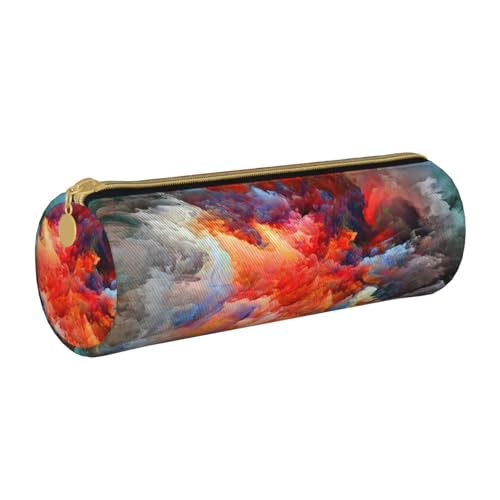 ESNAIUVCD Buntes Wolken-Druckleder Federmäppchen mit Reißverschluss - Hochwertiges PU-Leder Multifunktionale Schreibwaren-Organizer, geeignet für Studenten, Weiß, Einheitsgröße,, Weiß, Taglia Unica, ESNAIUVCD Buntes Wolken-Druckleder Federmäppchen mit Reißverschluss - Hochwertiges PU-Leder Multifunktionale Schreibwaren-Organizer, geeignet für Studenten, Weiß, Einheitsgröße,, Weiß, Taglia Unica, von ESNAIUVCD