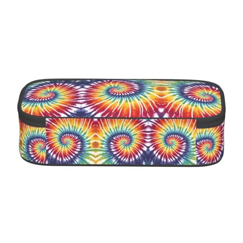 ESNAIUVCD Federmäppchen mit Batikmuster und Regenbogen-Druck, für Kinder, Schulstifte, großes Fassungsvermögen, für Grundschule, Schreibwarenbeutel ESNAIUVCD Federmäppchen mit Batikmuster und Regenbogen-Druck, für Kinder, Schulstifte, großes Fassungsvermögen, für Grundschule, Schreibwarenbeutel von ESNAIUVCD