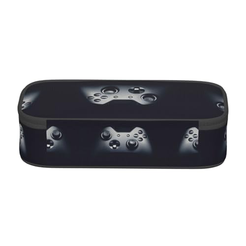 ESNAIUVCD Federmäppchen mit Gaming-Controller-Muster, für Kinder, Schulstifte, große Kapazität, Stifteetui, Grundschule, Schreibwarentaschen von ESNAIUVCD