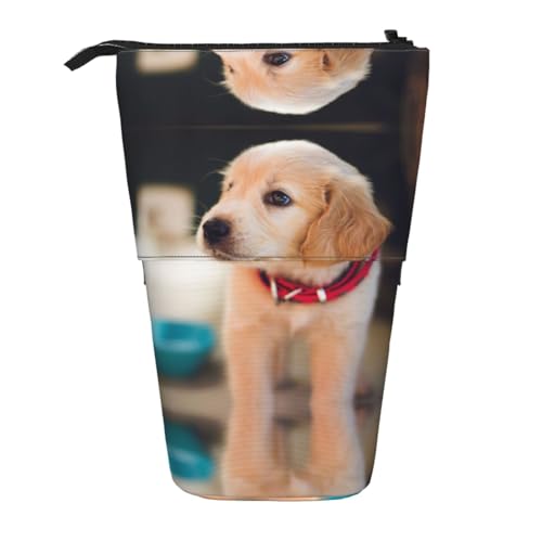 ESNAIUVCD Federmäppchen mit Hunde-Aufdruck, personalisierbar, personalisierbar, für Studenten, Kinder, Erwachsene, für Schule, Büro von ESNAIUVCD