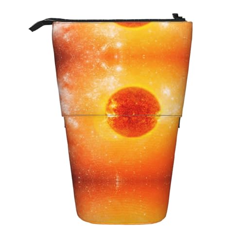 ESNAIUVCD Federmäppchen mit Sonnenaufdruck, personalisierbar, personalisierbar, für Studenten, Kinder, Erwachsene, für Schule, Büro von ESNAIUVCD