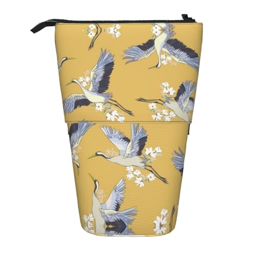 ESNAIUVCD Federmäppchen mit Vogel-Aufdruck, personalisierbar, personalisierbar, für Studenten, Kinder, Erwachsene, für Schule, Büro von ESNAIUVCD