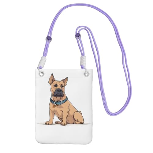 ESNAIUVCD Französische Bulldoggen Druck tragen eine Handytasche diagonal, Crossbody-Tasche, geeignet zum Tragen von Handywechsel, etc, violett, Einheitsgröße ESNAIUVCD Französische Bulldoggen Druck tragen eine Handytasche diagonal, Crossbody-Tasche, geeignet zum Tragen von Handywechsel, etc, violett, Einheitsgröße von ESNAIUVCD