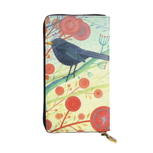 ESNAIUVCD Schwarze Geldbörse aus echtem Leder für Damen, Herren, Multifunktions-Clutch, Reißverschluss, große Reise-Handy, lange Geldbörsen, Schwarz , Einheitsgröße von ESNAIUVCD