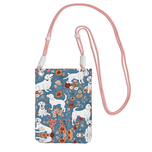 ESNAIUVCD Sweet Basset Hound Florals Print trägt eine Handytasche diagonal, Crossbody-Tasche, geeignet zum Tragen von Handywechsel, etc, rose, Einheitsgröße ESNAIUVCD Sweet Basset Hound Florals Print trägt eine Handytasche diagonal, Crossbody-Tasche, geeignet zum Tragen von Handywechsel, etc, rose, Einheitsgröße von ESNAIUVCD