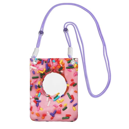 ESNAIUVCD Tragetasche mit Erdbeermotiv, diagonal, Crossbody-Tasche, geeignet zum Tragen von Handywechsel, etc, violett, Einheitsgröße ESNAIUVCD Tragetasche mit Erdbeermotiv, diagonal, Crossbody-Tasche, geeignet zum Tragen von Handywechsel, etc, violett, Einheitsgröße von ESNAIUVCD