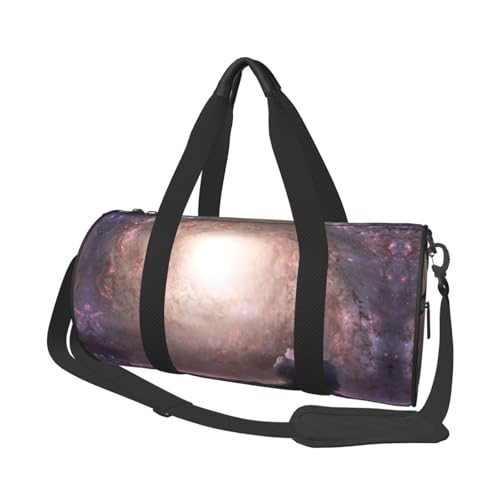 Galaxy Cloud Print Reisetasche, faltbar, Turnbeutel, Wochenendtasche für Damen, große Reisetasche, Kabinentasche für Sport und Reisen, Schwarz , Einheitsgröße von ESNAIUVCD
