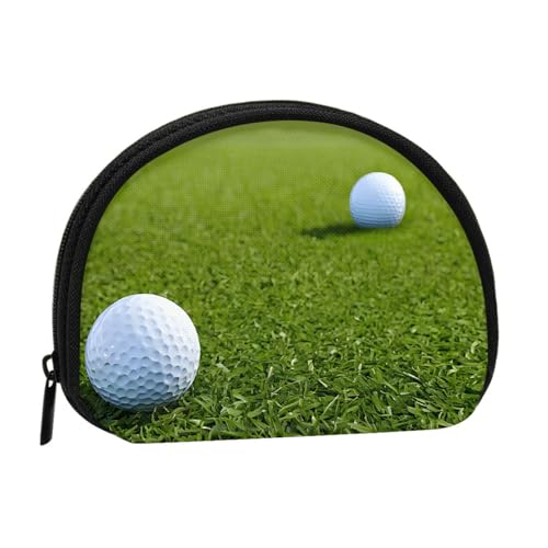 Grass Baseball Softball Print Tragbare Mini-Aufbewahrungstasche Muschelförmige Geldbörse Kleine Münzgeldbörse Muschel Aufbewahrungstasche von ESNAIUVCD