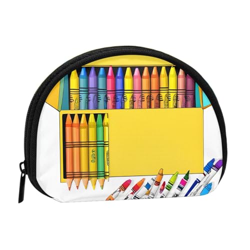 Niedliche Buntstifte, tragbar, Mini-Aufbewahrungstasche, Muschelform, Geldbörse, kleine Münzgeldbörse, Muschel-Aufbewahrungstasche von ESNAIUVCD