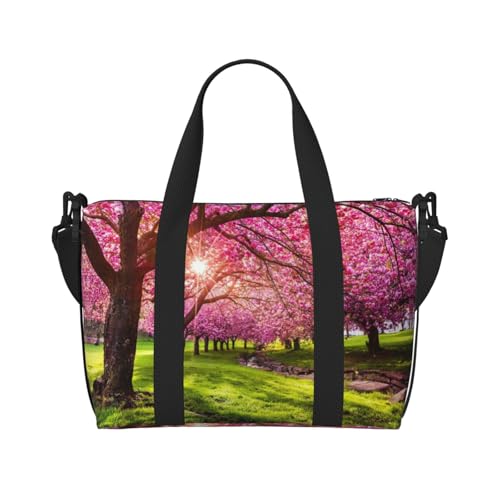 Sporttasche für Damen, Wochenend-Übernachtungstasche, persönliche Gegenstände, Schultertasche für Damen und Herren, Einheitsgröße, Schwarz , Einheitsgröße von ESNAIUVCD