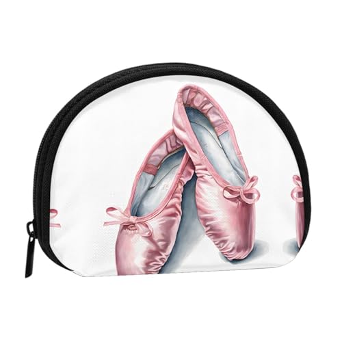 Tragbare Mini-Aufbewahrungstasche mit Balletttänzerin, Muschelform, kleine Münzgeldbörse, Muschel-Aufbewahrungstasche von ESNAIUVCD