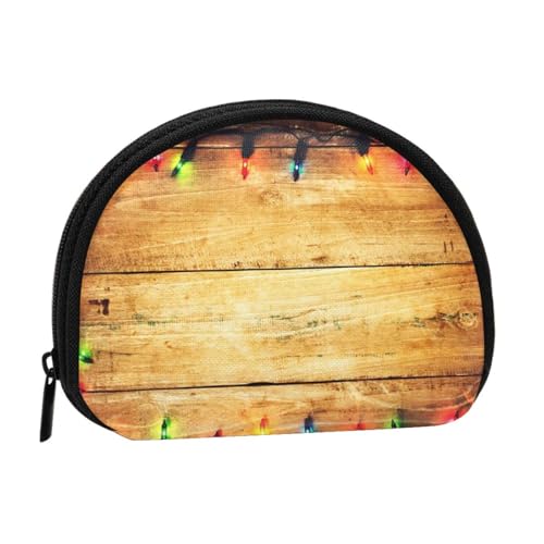 Tragbare Mini-Aufbewahrungstasche mit Farb-Lichttafel-Druck, Muschelform, kleine Münzgeldbörse, Muschel-Aufbewahrungstasche von ESNAIUVCD