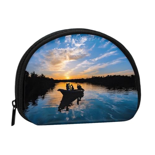 Tragbare Mini-Aufbewahrungstasche mit Fischerei-Motiv, Muschelform, kleine Münzgeldbörse, Muschel-Aufbewahrungstasche von ESNAIUVCD