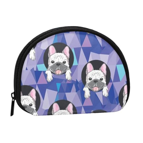 Tragbare Mini-Aufbewahrungstasche mit Hundemotiv, Muschelform, kleine Münzgeldbörse, Muschel-Aufbewahrungstasche von ESNAIUVCD