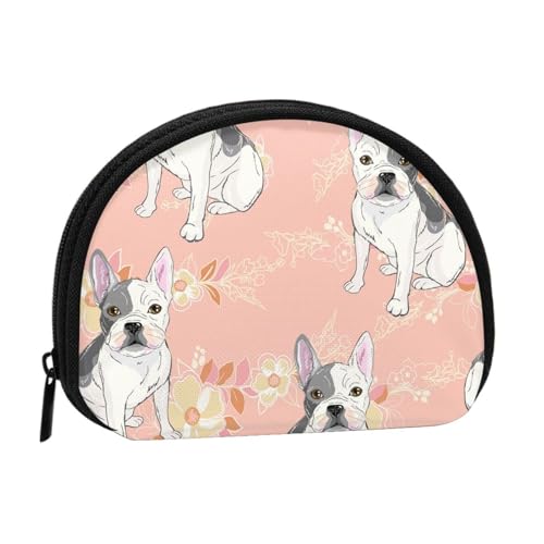 Tragbare Mini-Aufbewahrungstasche mit Hundemotiv, Muschelform, kleine Münzgeldbörse, Muschel-Aufbewahrungstasche von ESNAIUVCD