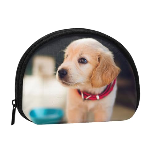 Tragbare Mini-Aufbewahrungstasche mit Hundemotiv, Muschelform, kleine Münzgeldbörse, Muschel-Aufbewahrungstasche von ESNAIUVCD