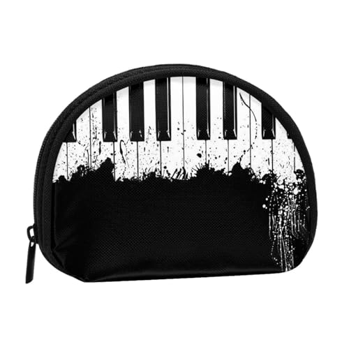 Tragbare Mini-Aufbewahrungstasche mit Klavierdruck, Muschelform, kleine Münzgeldbörse, Muschel-Aufbewahrungstasche von ESNAIUVCD