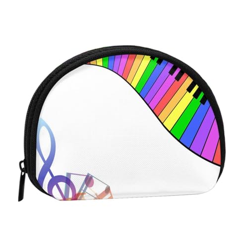 Tragbare Mini-Aufbewahrungstasche mit Musikdruck, Muschelform, kleine Münzgeldbörse, Muschel-Aufbewahrungstasche von ESNAIUVCD