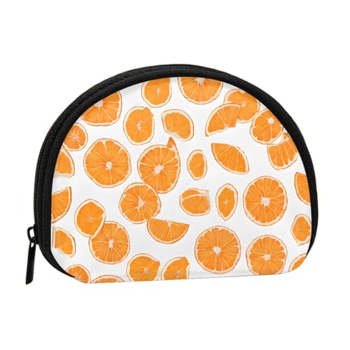 Tragbare Mini-Aufbewahrungstasche mit Pfirsichdruck, Muschelform, kleine Münzgeldbörse, Muschel-Aufbewahrungstasche von ESNAIUVCD