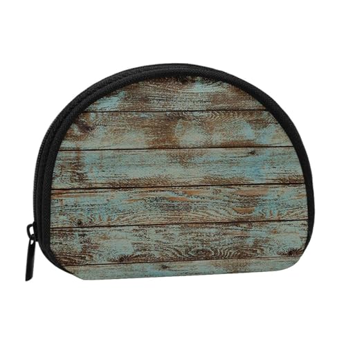 Tragbare Mini-Aufbewahrungstasche mit Planken-Druck, Muschelform, kleine Münzgeldbörse, Muschel-Aufbewahrungstasche von ESNAIUVCD