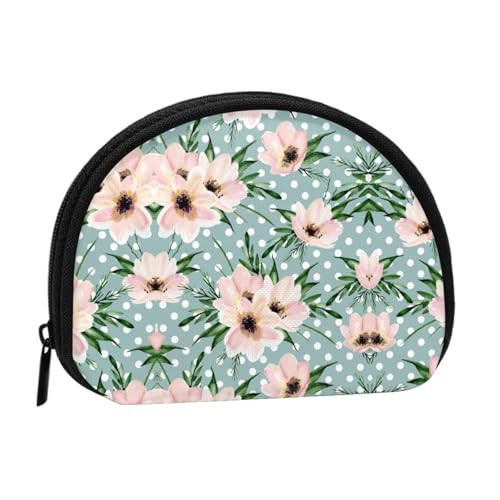 Tragbare Mini-Aufbewahrungstasche mit Punktemuster, Muschelform, kleine Münzgeldbörse, Muschel-Aufbewahrungstasche von ESNAIUVCD