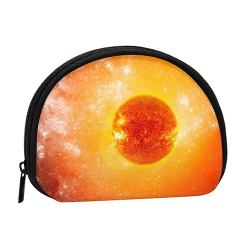Tragbare Mini-Aufbewahrungstasche mit Sonnenaufdruck, Muschelform, kleine Münzgeldbörse, Muschel-Aufbewahrungstasche von ESNAIUVCD